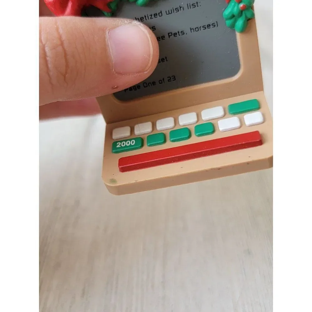 Hallmark login‎ on to Santa computer ornament Xmas